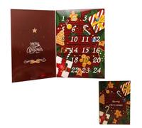 Calendrier De L'Avent À Remplir Soi Même 2025, 24 Jours Calendrier De L'Avent De Noël Vide Compte À Rebours De Noël Pour Enfant Famille Amis Amoureux