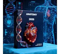 Calendrier de l'Avent Anatomique - 24 Pendentiifs Organes du Corps Humain en Résine, Collection de Charme Médical pour Médecins, Étudiants et Infirmiers | Cadeau de Noël pour Amateurs de Scie