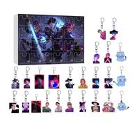 Calendrier de l'Avent Anime 2025 Counders de Keychain Calendar Calendar de Noël Calendrier (G)
