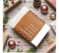 Calendrier de l'Avent au point de croix, kit de calendrier de l'Avent au crochet, compte à rebours de Noël pour débutants et amateurs d'artisanat