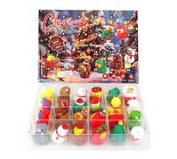 Calendrier de l'Avent avec canards - Calendrier du compte à rebours de Noël, coffret cadeau de collection avec canards | Mini figures de canards saisonnières de vingt-quatre gi