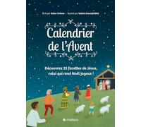 Calendrier de l'avent avec chevalet. Découvrez 25 facettes de Jésus, celui qui rend Noël joyeux !