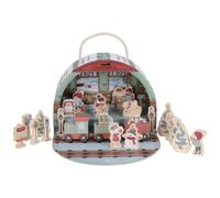 Calendrier de l'avent avec circuit de train