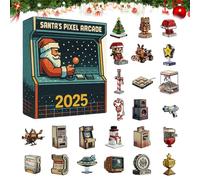 Calendrier de l'Avent avec Compte à Rebours,Ornement En Acrylique 2D | Figurines du Père Noël pour Compte à Rebours de 24 Jours | Pour Adultes Adolescents Fêtes De Toutes Les Saisons Halloween Thanksg