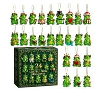Calendrier de l'Avent avec compte à rebours pour la période de Noël, mini | Calendrier de l'Avent de 24 jours pour décoration d'arbre de Noël pour les fêtes d'hiver et les fêtes de Noël