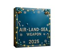 Calendrier De L'Avent Avec Ornements 2025,Pendentif Collectionnable De 24 Jours Pour L'Avent 2025,Décompte Des Pendentifs Air Terre Mer De Noël - Pour Fêtes Anniversaire Mur Fenêtre Arbre Intérieur Sa