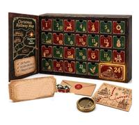Calendrier De L'Avent Aventure MystéRieuse (24 Jours) - Jeu D'éNigmes FaçOn Escape Game Pour NoëL - Histoire Immersive Avec 24 Indices Et RéVéLation Finale - Pour Familles, Ados Et Adultes，C