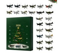 Calendrier De L'Avent Avion Noël 24 Jours Décorations D'Avion