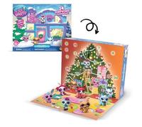 Littlest Pet Shop - Calendrier de l'Avent des Pet Shop - 8 Pet Shop et 16 accessoires - Calendrier 24 cases Noël - Mini-figurines Animaux à Collectionner - Jouet Enfant 4 ans et + - BF00758