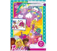 Calendrier de l'Avent Barbie - Marque Barbie - 24 accessoires de dessin - Pour enfant fille de 3 ans et plus