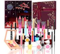 Calendrier de l'Avent Beauté 2024 Maquillage Femme 24 Cadeaux de Noël Surprises pour le Visage, les Yeux, les Lèvres, les Ongles et les Mains