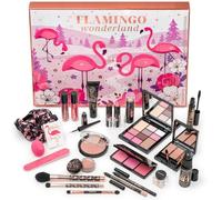 Calendrier de l'Avent beauté « PINK FLAMINGO X-MAS » 2025, LAHAYE, WONDERLAND EDITION 24 surprises maquillage et cosmétiques haut de gamme pour Noël, coffret cadeau, calendrier de l'Avent maquillage
