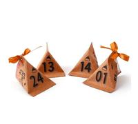 Calendrier de l'Avent - Berlingots Kraft - 9 x 7 cm - 24 boîtes