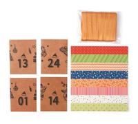 Calendrier de l'Avent - Berlingots Kraft - 9 x 7 cm - 24 boîtes
