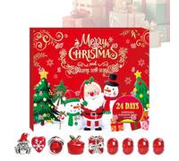 Calendrier de l'Avent Bijoux pour Noël Bracelet Ajustable DIY pour Poignet | Calendrier Compte à Rebours de l'Avent 24 Jours Noël Pour Toutes Les Filles Adolescentes Et Femmes Créan