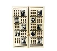 Calendrier de l'Avent bois thème urbain