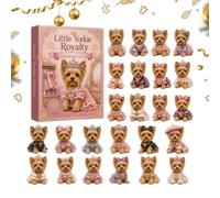 Calendrier de l'Avent Boîte à à thème chien en 2D, décorations du Nouvel An | Compte à rebours du calendrier de Noël Pour garçons filles décembre hiver fête célébration