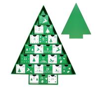 Calendrier de l'Avent Boîte - Calendrier de l'Avent de Noël 24 Jours - Décoration Festive Contenant Numéroté pour Adolescents Adultes