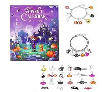 Calendrier de l'Avent Bracelet Charm: Si vous pouvez gérer l'ouverture d'une boîte chaque jour, vous pouvez créer un calendrier à rebours d'Halloween. Vous pouvez également défier des amis pour ouv B