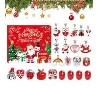 Calendrier de l'Avent Bracelet de Noël avec Compte à Rebours Bracelets À | Calendrier De Noël 24 Jours Pour Toutes Les Filles Adolescentes Et Femmes Créant