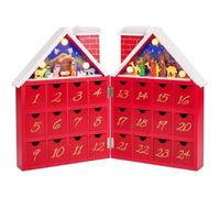 Calendrier de l'Avent bricolage en bois avec éclairage LED et crèche - HENRY BRUBAKER