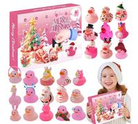 Calendrier de l'Avent Canard Jouet, calendrier de compte à rebours 24 jours avec canards pour Noël | Centre de table amusant à collectionner pour, filles, adolescents, adultes