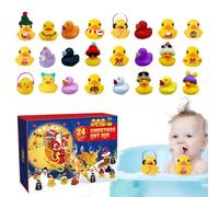 Calendrier De L'avent Canard Pour Bébé, Calendrier De Noël 24 Jours, Canards En Caoutchouc, Jouets De Bain, Jouets Pour Tout-Petits, Cadeaux De Noël Et D'Anniversaire