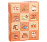 Calendrier de l'Avent Capybara 2025, calendrier de l'Avent Noël 2025 12 grilles, thème mignon Capybara, mini modèle en résine pour enfants et adultes