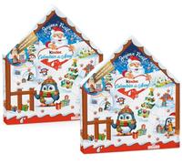 Calendrier de l'Avent Chalet Chocolat Noël Kinder - 184g - Lot de 2 - Vendu Par Lot - Offre Spéciale