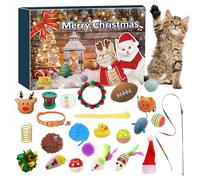 Calendrier de l'Avent Chat 2025, Calendrier avent chat, Avec 24 Pièces Jouet Chat Jouet Interactif, Calendrier de l'avent pour chat, Calendrier de l'Avent 2025, Cadeau Noel pour Chat
