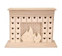 Calendrier de l'avent cheminée 46,5 x 33 cm