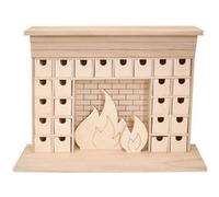 Calendrier de l'avent cheminée 46,5 x 33 cm - Artemio Beige G