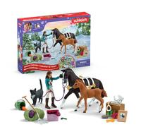 Calendrier de l'Avent chevaux - SCHLEICH - Horse Club - 24 fenêtres surprises - Sofia et ses animaux - Jument et poulain