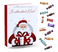 Calendrier de l'Avent Chocolaté | 48 Bonbons au Chocolat Célébrations, Milka, Kinder Schokobons et Mini Bueno, Daim