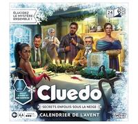 Advent Calendars Calendrier de l'avent Cluedo : Secrets enfouis sous la Neige - Version Française, Jeu d'halloween, à partir de 10 Ans