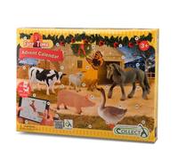 Calendrier de l'Avent Collecta - Ferme - 24 figurines - Blanc - 3 ans