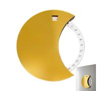 Calendrier de l'Avent - Compte à rebours de 30 jours avec aimants puissants - Roue rotative en forme de lune avec aimants pour réfrigérateur - Pour différentes fêtes et réunions dans la cuisine et