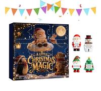 Calendrier De L'Avent Compte À Rebours De Noël 9 Figurines De Bureau