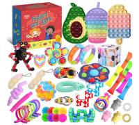 Calendrier De L'Avent Compte À Rebours, Ensemble De Jouets Pour La Maison, L'École, Le Bureau, Fête Parent-Enfant, Jeu Anti-Stress, Fossette Simple