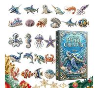 Calendrier de l'Avent compte à rebours jusqu'à Noël 24 jours 2D | Décoration de compte à rebours de Noël, cadeaux de fête pour cheminée, fenêtre, sapin de Noël, maison, salon