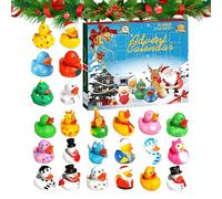 Calendrier de l'Avent - Compte à rebours jusqu'à Noël Canard Décoration - Jouets Mini figurines 24 jours pour hommes, femmes, adolescents, garçons, filles, , fête, anniversaire, adultes