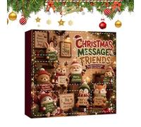 Calendrier De L'Avent Compte À Rebours Noël 9 Figurines De Bureau