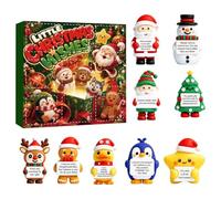 Calendrier De L'Avent Compte À Rebours Noël 9 Figurines Pour Bureau