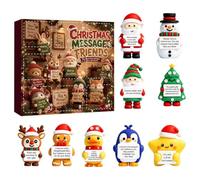 Calendrier De L'Avent Compte À Rebours Noël 9 Pièces Collection Déco Bureau