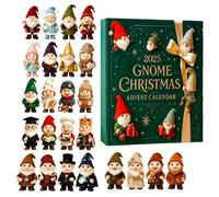 Calendrier De L'Avent Compte À Rebours | Ornement De Noël En Acrylique Plat 2D | Calendrier De L Avent De 24 Jours Avec Ornement Lutin,Pour Hommes Femmes Garçons Filles Jeunes Adolescents
