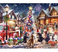 Calendrier de l'Avent concours bonhomme de neige (calendrier de compte à rebours de Noël) avec poème Twas the Night Before Christmas Vermont Christmas Company