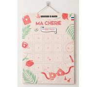 Calendrier de l'Avent couple 25 défis Format A3 | Cadeau Original pour Toute l'Année, À Offrir Avant ou Après Noël ou Saint-Valentin, Crochet inclus