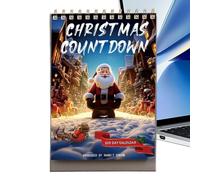 Calendrier de l'Avent de bureau 100 Jours De Mignons Déco Maison Père Noël