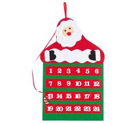 Calendrier de l'Avent de crèche - Calendrier de Noël en feutre avec 24