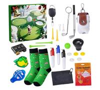 Calendrier de l'Avent de Golf 2025, 24 jours, calendrier compte à rebours noël, Kit d'outils pratiques pour golfeur débutant